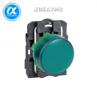 [슈나이더]XB5AVM3 /파일럿램프/플라스틱 베젤 AC220V 녹색