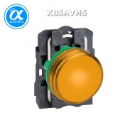 [슈나이더]XB4BVM5 /파일럿램프/메탈 베젤 AC220V 황색