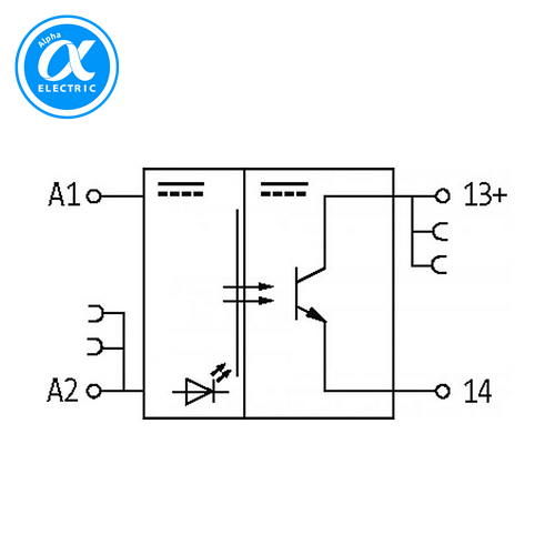 [무어] 52501 / 옵토커플러 / MIRO,TR,48VDC,SK OPTO-COUPLER MODULE / IN: 10...48 VDC - OUT: 5...48 VDC / 2 A / 6,2 mm screw-type terminal