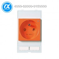 [무어] 4000-68000-0150000 / 판넬 전면 인터페이스 - 인서트 / MODLINK MSDD SOCKET INSERT FRANCE / 250VAC/16A orange