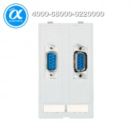 [무어] 4000-68000-0220000 / 판넬 전면 인터페이스 - 인서트 / MODLINK MSDD DATA INSERT / 1xSUB-D9 fem./soldering + 1xSUB-D9 male/soldering