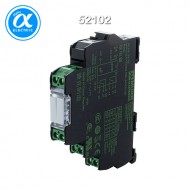 [무어] 52102 / 릴레이 모듈 / MIRO 12.4 24VDC-2U OUTPUT RELAY / IN: 24 VDC - OUT: 250 VAC/DC / 6 A / 2 C/O contact - 12,4 mm screw-type terminal