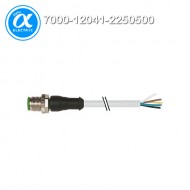 [무어] 7000-12041-2250500 / 커넥터+케이블/Signal / M12 male 0° with cable / PUR 5x0.34 gy UL/CSA 5m