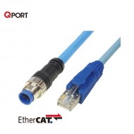 [삼원ACT] M12C-EEC-H□ / 필드버스케이블 / RJ45 콘넥터 일체형 EtherCAT 케이블 / UL-내유성-가동용