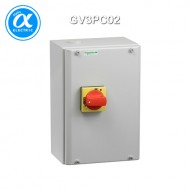 [슈나이더] GV3PC02 / 모터보호용 / TeSys 차단기 액세서리 / TeSys GV3 / Enclosure for TeSys GV3P/L - red handle - IP65