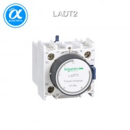 [슈나이더] LADT2 / 전자접촉기(MC) 액세서리 / TeSys 접촉기 부속품 / TeSys D, F / 시간 지연 보조 접점 블록 - 1NO + 1NC - On delay 1...30s - 스크류  터미널